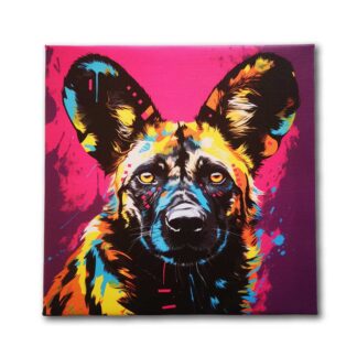 Wild Dog Canvas Wall Art